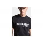 Dsquared2 Cool Fit Tee Ανδρικό Κοντομάνικο T-Shirt Μαύρο