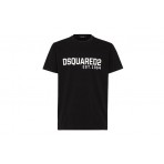 Dsquared2 Cool Fit Tee Ανδρικό Κοντομάνικο T-Shirt Μαύρο