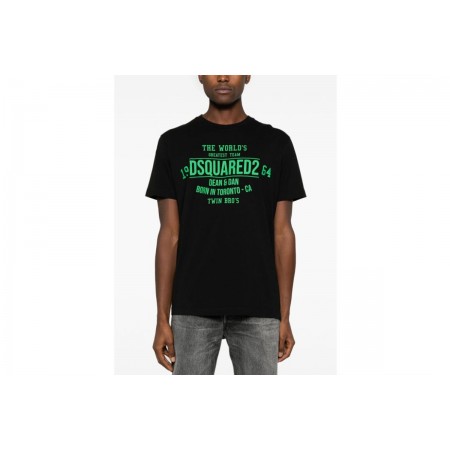 Dsquared2 Logo Print Cool Fit T-Shirt Ανδρικό 