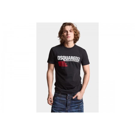 Dsquared2 Keep Moving Around Cool Fit Ανδρικό Κοντομάνικο T-Shirt