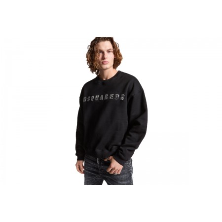 Dsquared2 Relax Fit Crewneck Μπλούζα Με Λαιμόκοψη Ανδρική 