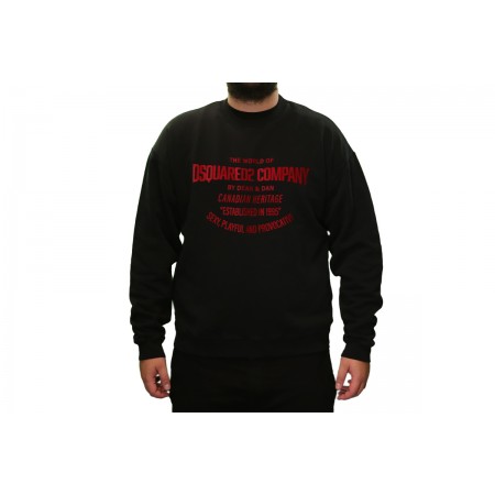 Dsquared2 Relax Fit Crewneck Μπλούζα Με Λαιμόκοψη Ανδρική 