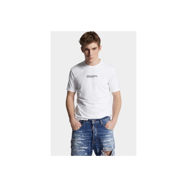 Dsquared2 Cool Fit T-Shirt Ανδρικό (S74GD0946 D20020 100)