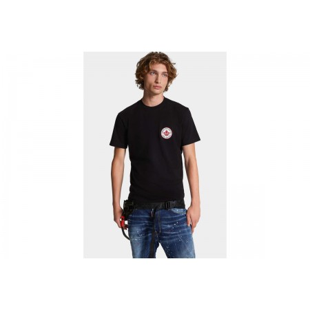 Dsquared2 Cool Fit Logo Putch T-Shirt Ανδρικό 