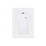 Dsquared2 Regular Fit Rubber Logo Ανδρικό Κοντομάνικο T-Shirt Λευκό