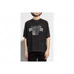 Dsquared2 Loose Fit Tee Ανδρικό Κοντομάνικο T-Shirt Μαύρο