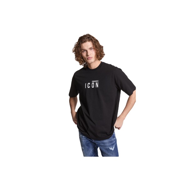 Dsquared2 Icon Loose Fit T-Shirt Ανδρικό (S79GC0102 900)