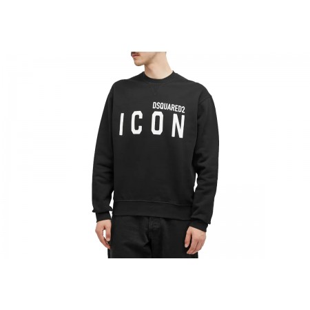 Dsquared2 Icon Cool Fit Crewneck Μπλούζα Με Λαιμόκοψη Ανδρική 