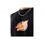 Santa Cruz Oval Check Flame Front Ανδρικό Κοντομάνικο T-Shirt