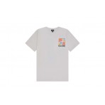 Ellesse Heritage Impronta Ανδρικό Κοντομάνικο T-Shirt Εκρού