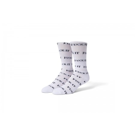 Huf Fuck It Sock Kάλτσες Ψηλές (SK00420 WHITE)