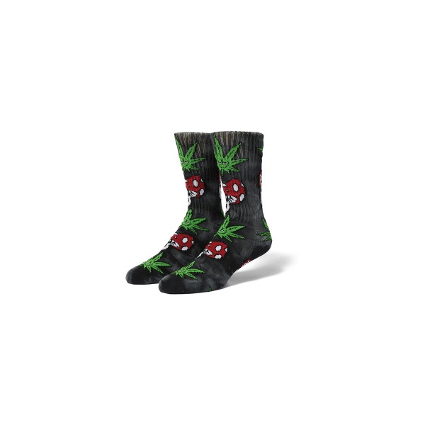 Huf Green Buddy Mushroom Td Sock Kάλτσες Ψηλές (SK00813 BLACK)