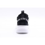 Dsquared2 Icon Fly Ανδρικά Sneakers Μαύρα, Λευκά