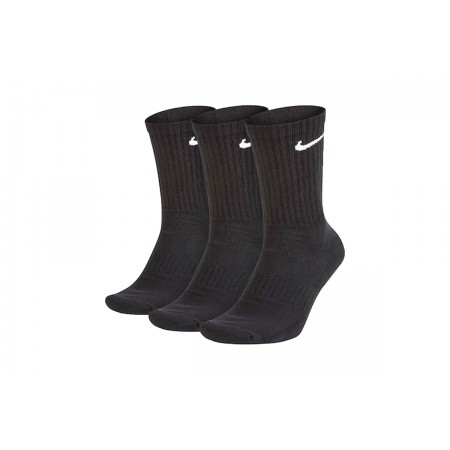 Nike Everyday Cotton Cushioned Crew Kάλτσες Ψηλές 3-Τεμάχια 