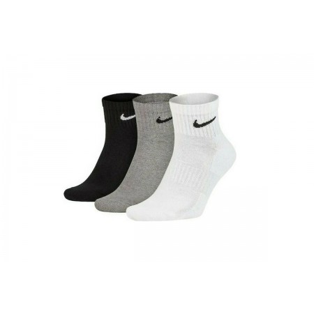 Nike Everyday Lightweight Ankle Κάλτσες Κοντές 3-Τεμάχια 