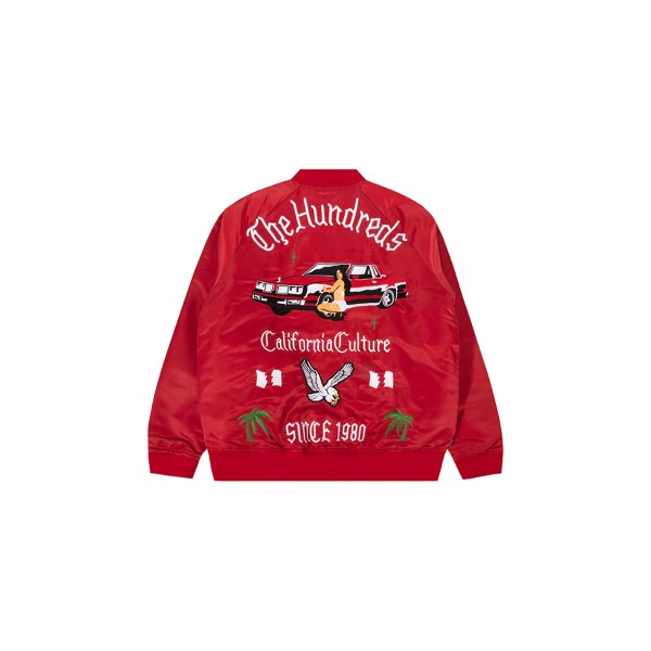 The Hundreds East Souvenir Μπουφάν Bomber Ανδρικό (T24F203008 RED)