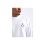 Huf Set Tt L-S Tee Μπλούζα Με Λαιμόκοψη Ανδρική 