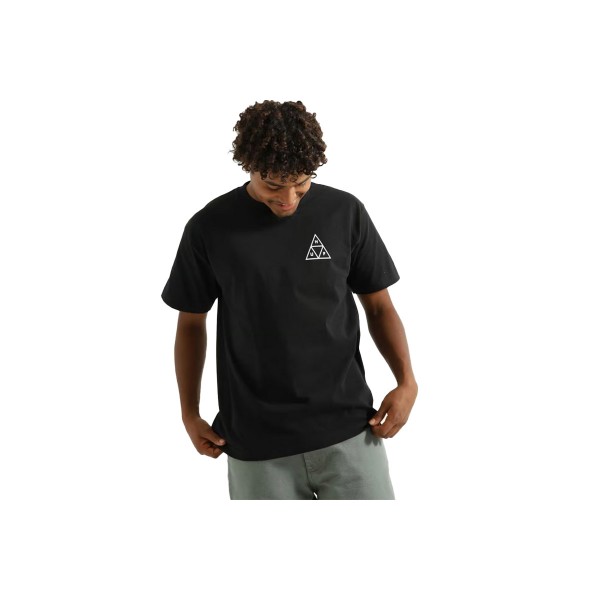 Huf Set Tt S-S T-Shirt Ανδρικό (TS01953 BLACK)