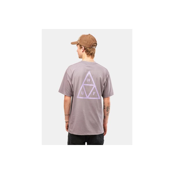 Huf Set Tt Ss T-Shirt Ανδρικό (TS01953 LIGHT PLUM)