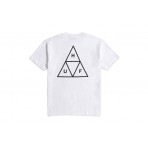 Huf Set Triple Triangle Ανδρικό Κοντομάνικο T-Shirt Λευκό