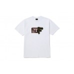 HUF Upside Downtown Ανδρικό Κοντομάνικο T-Shirt Λευκό