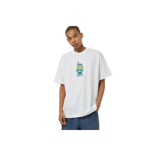 Huf Shroomery S-S  T-Shirt Ανδρικό (TS02175 WHITE)