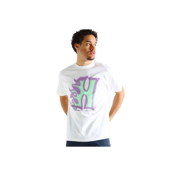 Huf Heat Wave S-S T-Shirt Ανδρικό (TS02178 WHITE)