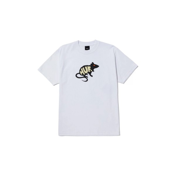 Huf Man S Best Friend S-S T-Shirt Ανδρικό (TS02183 WHITE)