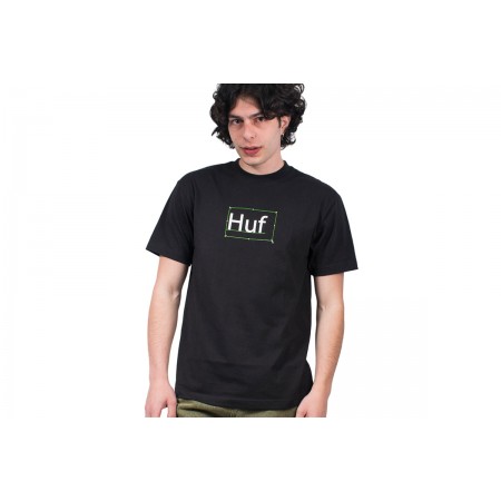 HUF Deadline Ανδρικό Κοντομάνικο T-Shirt Μαύρο