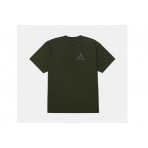 Huf Gleam Ανδρικό Κοντομάνικο T-Shirt Χακί