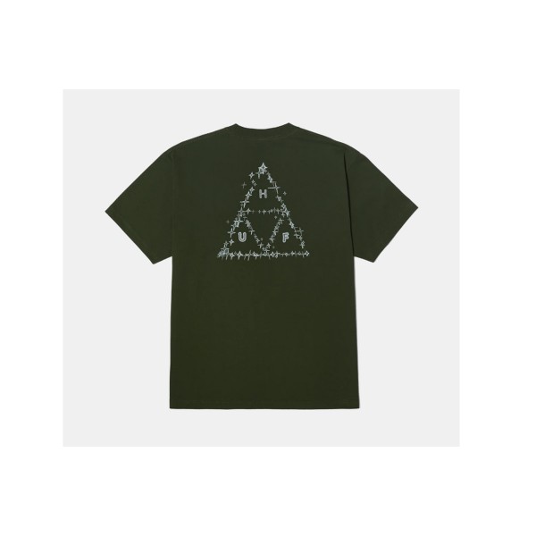 Huf Gleam S-S T-Shirt Ανδρικό (TS02290 HUNTER GREEN)