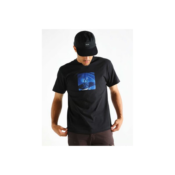 Huf H Class Emblem S-S T-Shirt Ανδρικό (TS02303 BLACK)