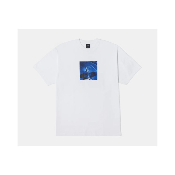 Huf H Class Emblem S-S T-Shirt Ανδρικό (TS02303 WHITE)