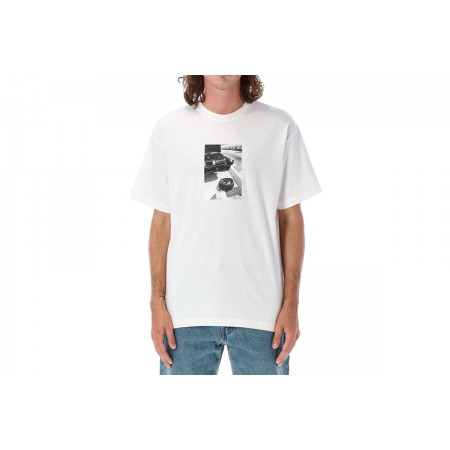 Huf Mason SS Ανδρικό Κοντομάνικο T-Shirt Λευκό