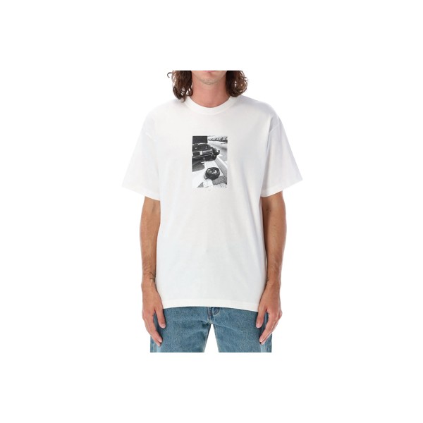 Huf Mason Ss T-Shirt Ανδρικό (TS02326 WHITE)