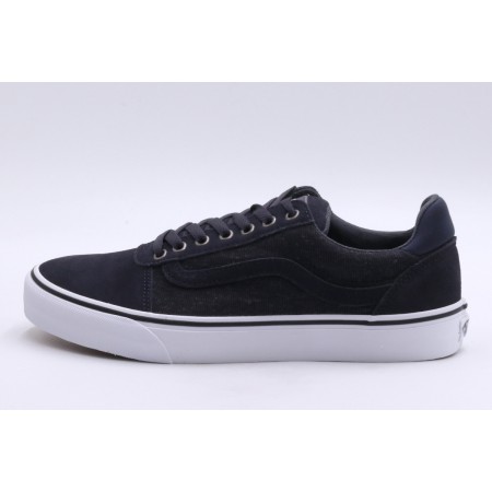 Vans Ward Deluxe Ανδρικά Sneakers Μαύρα, Λευκά