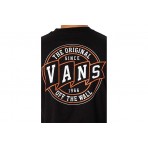 Vans OG Pennant Crew Ανδρικό Κοντομάνικο T-Shirt Μαύρο