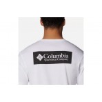 Columbia North Cascades Ανδρικό Κοντομάνικο T-Shirt Λευκό