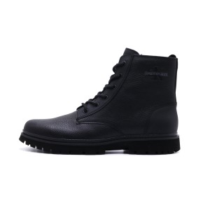 Calvin Klein Eva Mid Laceup Lth Μποτάκια Μόδας (YM0YM00751 0GJ)