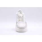 Calvin Klein Classic Cup Low Laceup Ανδρικά Sneakers Λευκά, Γκρι