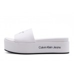 Calvin Klein Flatform Sandal Monogram Παντόφλες (YW0YW01036 YBR)