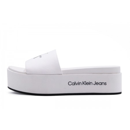 Calvin Klein Flatform Sandal Monogram Παντόφλες 