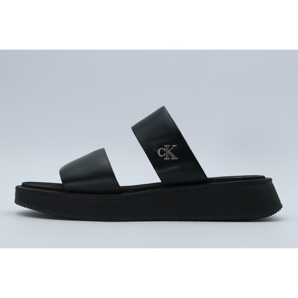 Calvin Klein Slide Double Strap Σανδάλια (YW0YW01694 0GJ)